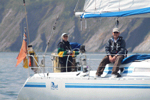 Gary & Janice enjoy a wonderful sail